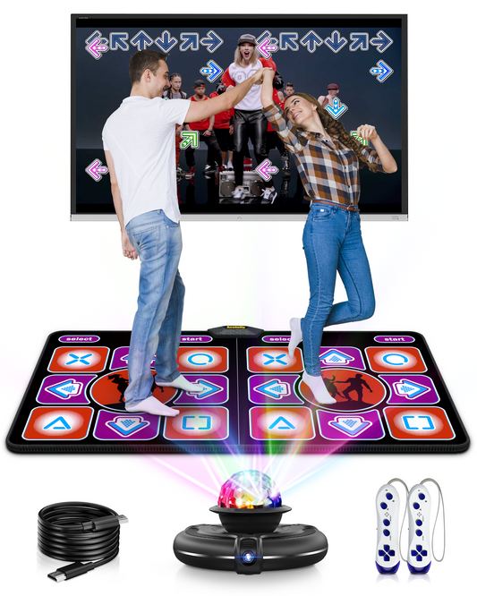 Flannel Dance Mat with HD Camera (Black)
