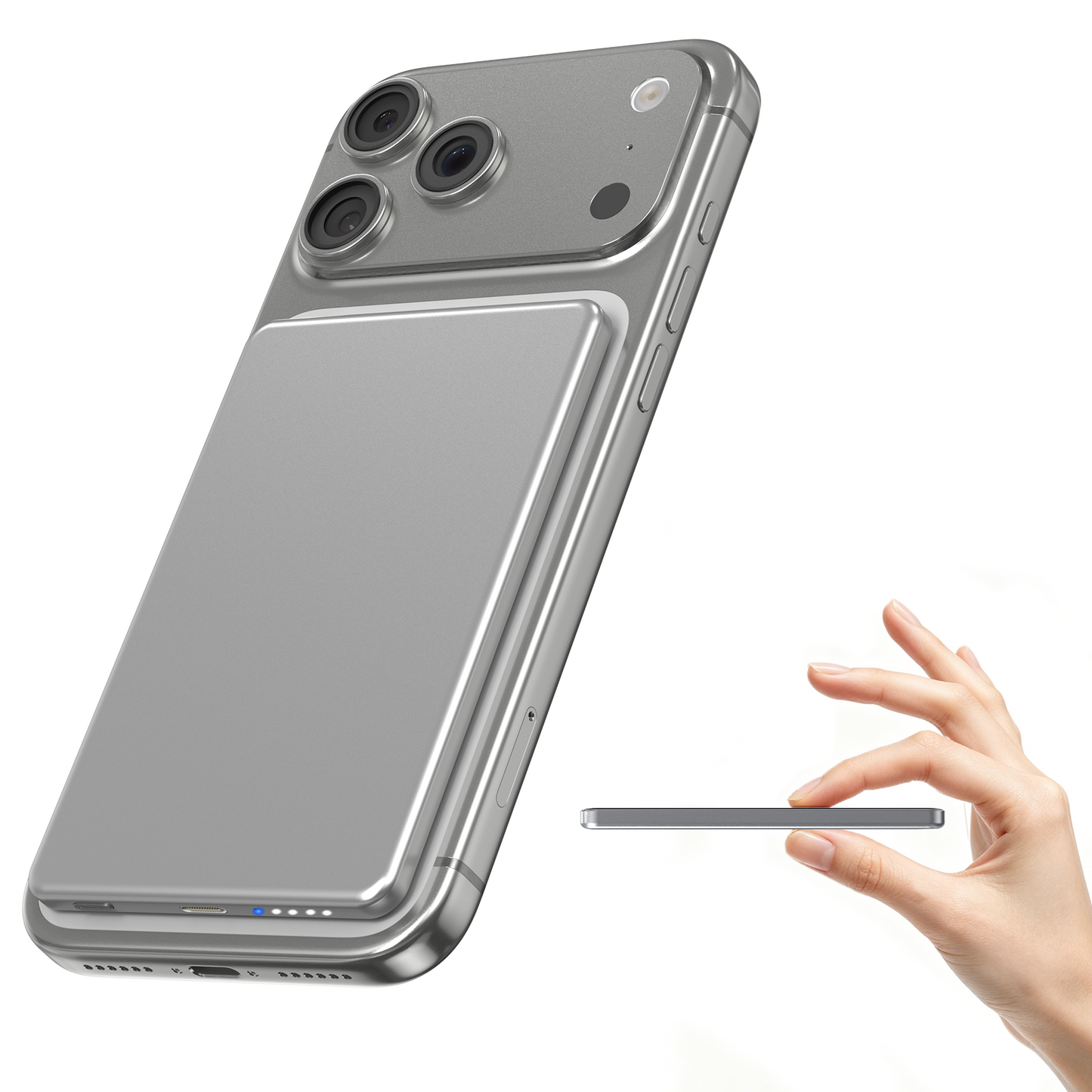 Ultra Slim Power Bank for Magsafe, 20W Fast Charging Portable Charger iPhone, 6000mAh Magnetic Wireless Power Bank, USB C in&Out Battery Pack for iPhone Air/17/16/15/14/13/12 Plus/Pro/Pro Max/Mini